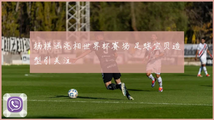 杨棋涵亮相世界杯赛场 足球宝贝造型引关注